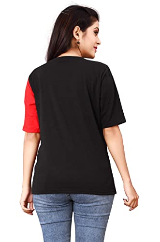 Image of Leriya Fashion Women's Solid Regular Fit T-Shirt