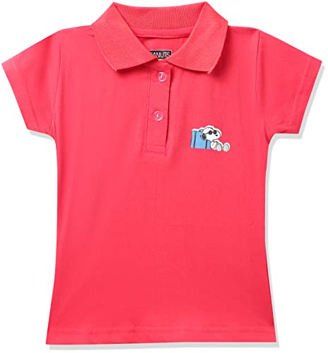 Image of URBANPLAYERS Baby-Girl's Relaxed T-Shirt (ESOS41726PEGTO Coral 18)