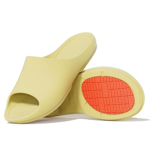 Image of KENROLL KM228 Non Slip Shower Shoes, Arch Support EVA Slides | rubber anti-slip outsole, cushioned sole, side drainage, toe protection, ideal for seniors adults family, bathroom pool beach