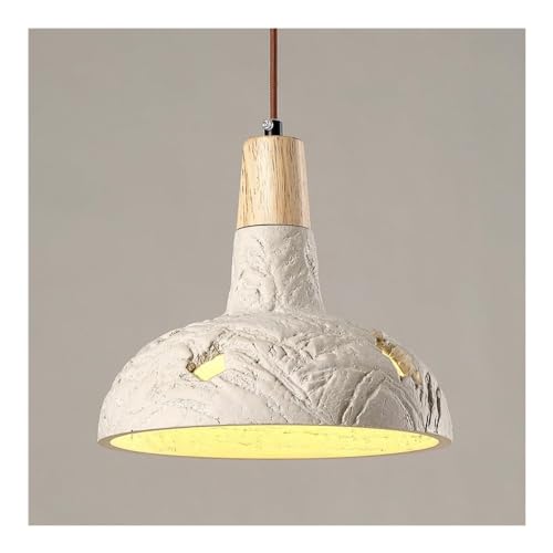 Lampe suspendue bois et ciment pour sublimer votre salle à manger