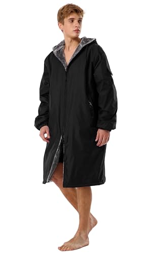 Image of Adoretex Unisex Adult & Youth Faux Fur Lining Swim Parka (PK003)