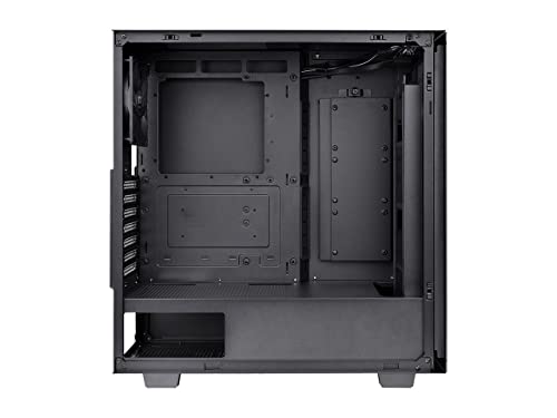 Image of Thermaltake Divider 300 TG Air ATX mid Tower Black Edition Computer Case with 2 pre-Installed 120mm Standard Fans Full-Size mesh Panel 3mm Triangular Tempered Glass Left Side Window CA-1S2-00M1WN-02