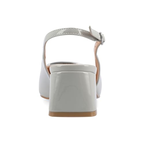 Journee Collection Women's Everlee Adjustable Slingback Pumps3