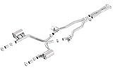 BORLA 140641 Cat-Back System for 2015-2023 Dodge Challenger SRT 392/392 Hemi/Scat Pack 6.4L V8 AT/MT RWD With MDS (cyl. deactivation) Valves. BORLA Does NOT Include Tips Use Factory Bezel/Valance.