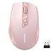 UGREEN 2.4G Maus kabellos mit 4000 DPI, Ergonomisches Design, Wireless Mouse mit USB Empfänger, 18 Monate Akkulaufzeit, funkmaus kompatibel mit Laptop Computer Windows macOS Linux(Rosa)