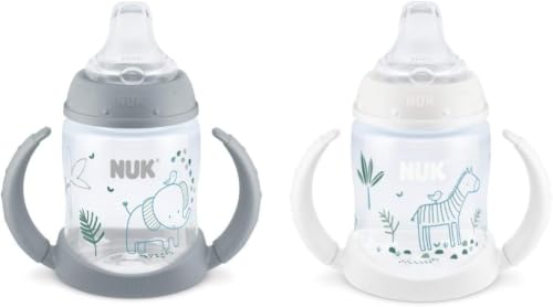 Image of NUK Silicone Learner Cup Sea Creatures -Boys,5-Ounce (2 Count)