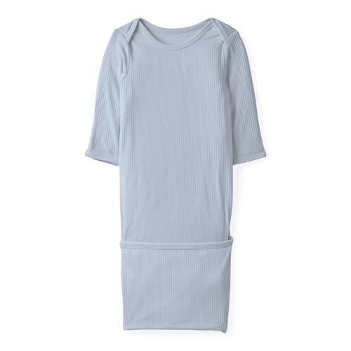 Image of Little Sleepies Newborn Infant Gown, Soft Viscose from Bamboo Baby Gown for Newborn Girls & Boys Baby Clothes, Infant Sleeper
