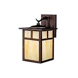Kichler 9651CV, Alameda Solid Brass Outdoor Wall Sconce Lighting, 100 Total Watts, Canyon View,11.5'...