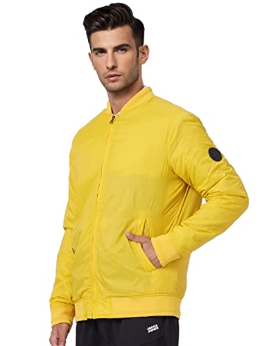 Image of JACK & JONES Men's Nylon Standard Length A-Line Coat