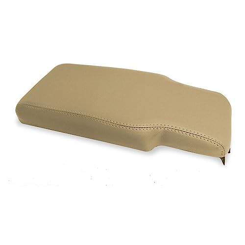 GMLFO Console Lid Cover PVC Leather Beige Front Center for Lincoln for Town Car 2003-2011 1pc LIN-CON-0311 LZY1598
