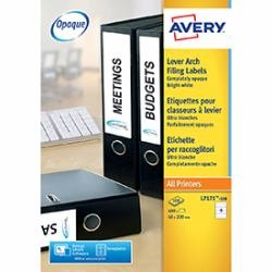 Étiquettes pour classeur Avery L7171-100 pour masquer et rénover vos vieux dossiers