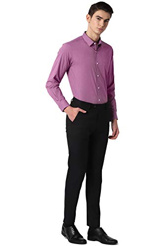 Image of Peter England Men's Printed Slim Fit Formal Shirt
