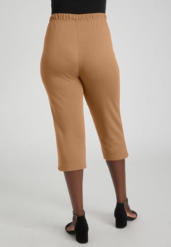 Jessica London Women's Plus Size Soft Ease Capri2