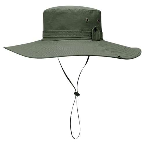 REElua Sun Bucket Hat for Fishing Beach Hiking Garden and Camping Splashproof Boonie Hat for Unisex Outdoor Fishing Bucket