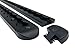 Produktbild lasiprofi - Airlineschienen-Set eckig 34 x 9,6 mm, schwarz KTL, gebohrt, mit Endkappen | 2 Aluminium-Zurrschienen mit 4 Endkappen für Transporter und Wohnmobile | Länge: 2 x 1,0 m (Startertset 2.2)