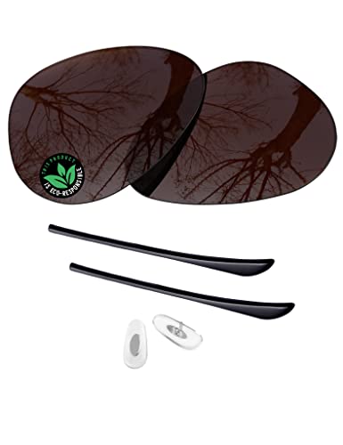 Image of Raydi Polycarbonate Replacement Lenses & Rubber Kits for RayBan Aviator RB3025 58mm Sunglasses