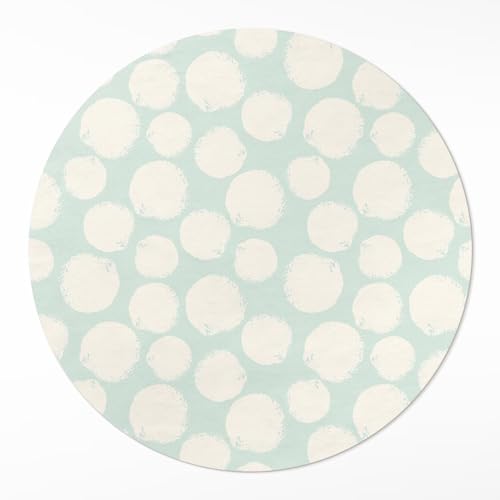 Tapis vinyle ø70 cm résistant pour protéger le sol des taches et rayures dans la cuisine - 2
