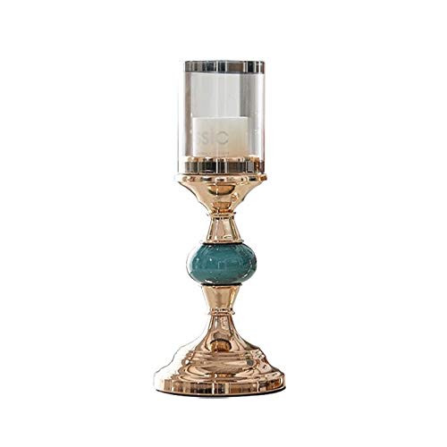Acquire Ceramic Gold Plated Candlestick Wedding Candlestick Decoration Home Center Table Decoration (Size : 33Cm) #TOP29