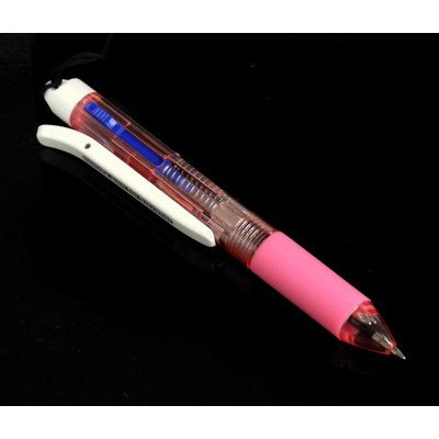 Amazon | ﾅｶﾄｼ産業 ボールペン ひも付き 0．7mm 3色（青・黒・赤