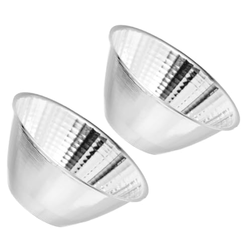 Ciieeo 2piezas Portada De Spotlight Con Panel De Reflectante Pantalla Led De Brillo Para Exploración Al Aire Reemplazo De Copa Reflectora De Linterna Accesorio Reflector De Luz Led
