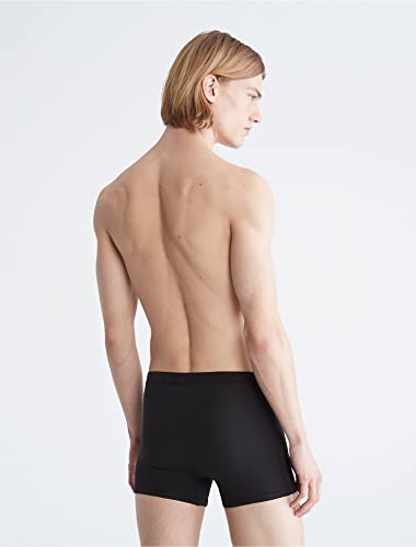 Calvin Klein Pure Cotton Stretch Blend 3-Pack Trunk (as1, alpha, m, regular, regular, Black)3