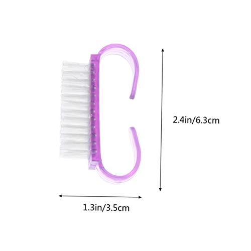 LALAFINA 36 Pçs Limpador De Unhas Sapatos Mais Limpo Escova De Limpeza De Unhas Escova De Pedicure E