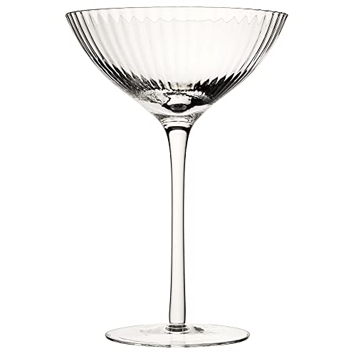 Utopia Hayworth Coupe Glass 10.25oz / 290ml - Set of 6 - Vintage Glassware, Stemware, Champagne Glasses