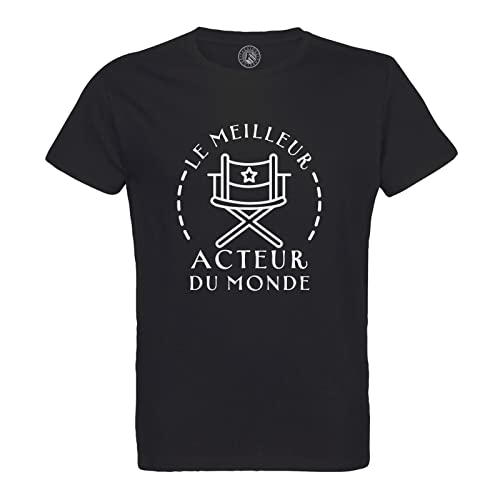 T-Shirt Homme Acteur en Coton Bio - Idée Cadeau Théâtre & Cinéma