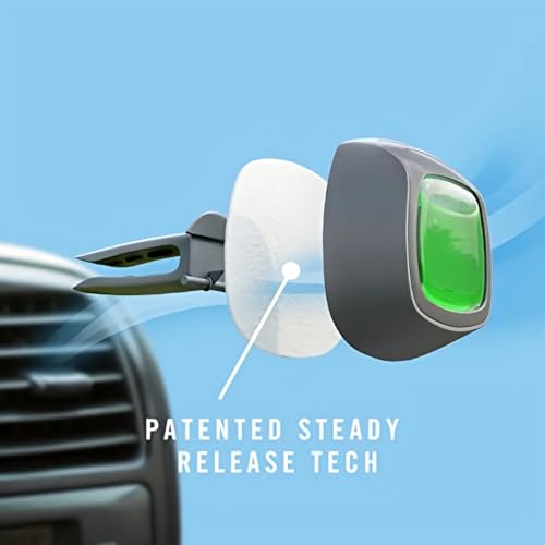 Image of Febreze Car Air Freshener Vent Clip Linen & Sky Scent, .06 oz. Car Vent Clip, 2 Count