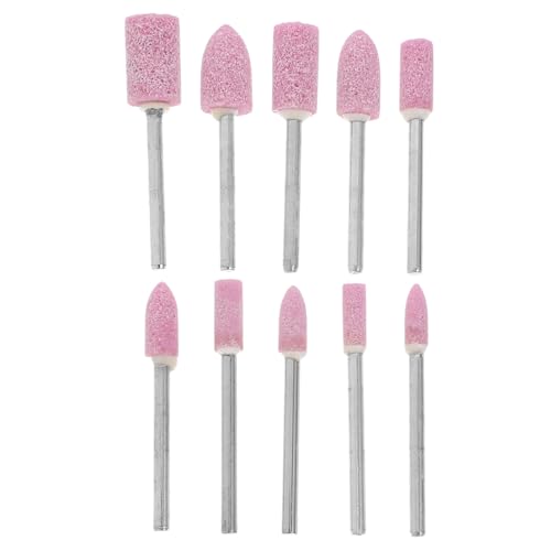 MUSISALY 3mm Abrasive Mandrel Grinding Polishing Tools 100pcs Set 50 Cylinder 50 Tapered Heads