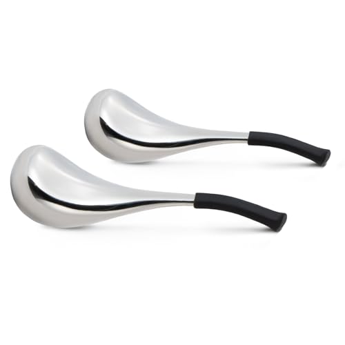 Lazzybeauty Facial Ice Globes 2Pcs, Stainless Steel Cryo Sticks Cooling Face Roller for Eyes, Neck & Skincare Routine