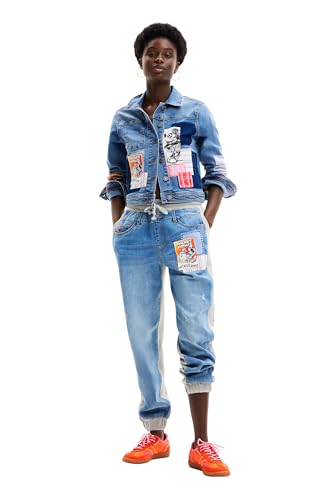 Desigual Women's Woman Denim Trucker Jacket4