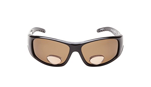 Fisherman Eyewear Polar View Bifocal Sunglasses with Brown Polarized Lens, Black (+3.00)2