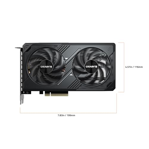 GIGABYTE GeForce RTX 5060 - Scheda grafica WINDFORCE OC 8G, GDDR7 a 128 bit, PCIe 5.0, sistema di raffreddamento WINDFORCE, scheda video GV-N5060WF2OC-8GD - Scheda video - Immagine 5