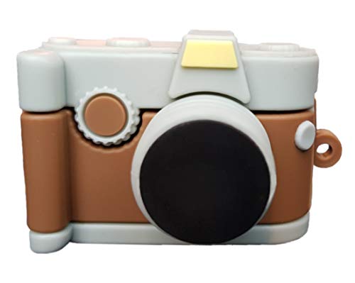 Ulticool - Caméra 16 GB USB - Appareil Photo Rétro Vintage avec Objectif Lentille - Flash Drive Flash Pen Drive 16 Go - Stockage des Données de la Clé Mémoire - Gris Brun Marron