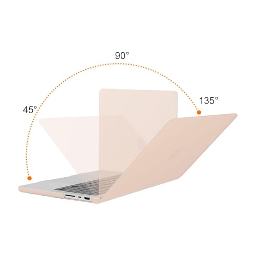 Image of MOSISO Compatible with MacBook Pro 14 inch Case 2025 2024 2023 2022 2021 M5 M4 M3 M2 M1 A3434 A3112 A3185 A3401 A2918 A2992 A2779 A2442, Hard Shell&Keyboard Cover&Screen Film&Pouch,Camel