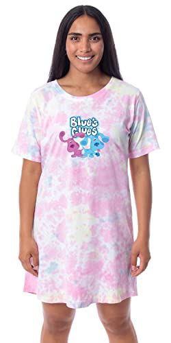Chemise de nuit Magenta Blue's Clues Nickelodeon pour femme en taille S