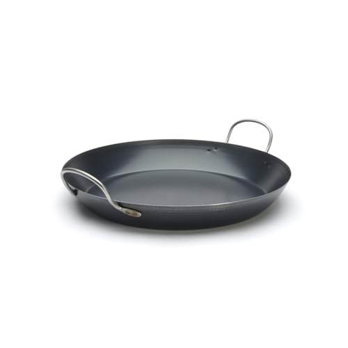 De Buyer, PAELLERA HIERRO AZUL, 2 ASAS, 15 RACIONES Ø 47 CM--5023.47