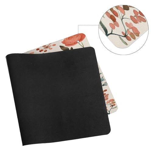 Watercolor Flowers Pad para Escritorio Grande Antideslizante miniatura 7