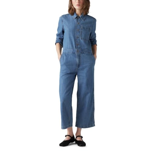Levi's Women's Long Sleeve Heritage Jumpsuit, (New) Playday Jumpsuit, X-Large