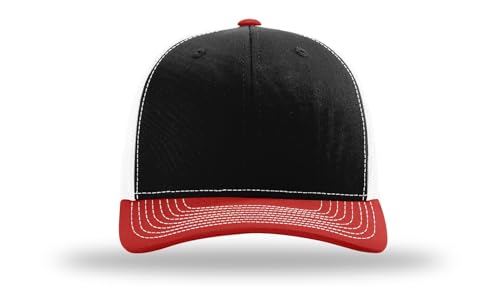 Image of Richardson 112 Trucker Hat - Premium Adjustable Snapback Hat - Structured Six Panel Richardson Blank Caps
