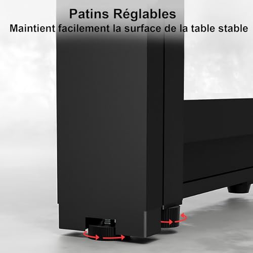 Table pliante mobile blanche de 100cm pour un dîner convivial en cuisine