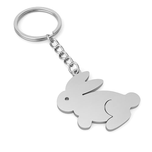 Porte-Clés Lapin – Porte-Cléf de Lapin et Charme de Sac pour Femmes, Cadeaux de Porte-Clé Mignons pour Amatrices de Lapins et de Style Doux