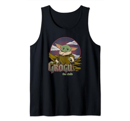 Camiseta de tirantes Star Wars Grogu diseño retro de The Child para verano