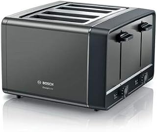 Bosch DESIGNLINE TAT5P445GB 4 SLICE TOASTER, ANTHRACITE