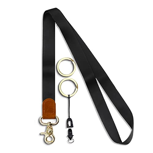 Prounion Cordón Cuello, Cinta Llavero Cuello con Clip de Metal, Acollador Llaves Correa Cuello, Neck Lanyard Strap Cordones...