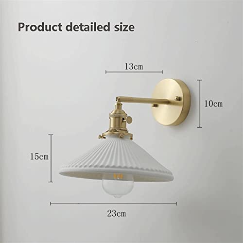 Lampe murale de lecture LICTER en métal et céramique avec éclairage ciblé - 7