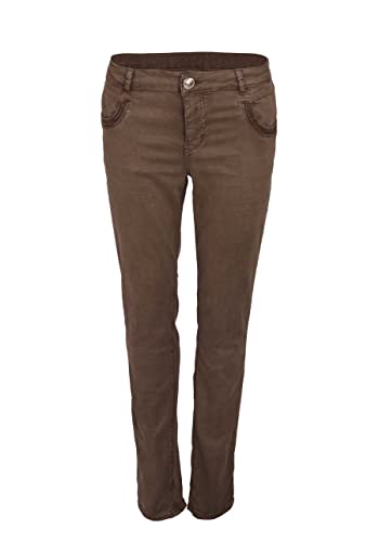 Mos Mosh Damen Hose Naomi Row Saturday Pant Chocolate chip braun - 31