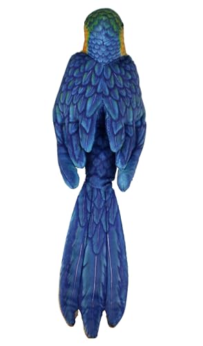 Image of Tickles Cute Parrot Soft Stuffed Plush Bird Toy for Kids Boys & Girls Birthday Gifts (Size: 30 cm Color: Blue & Yellow)