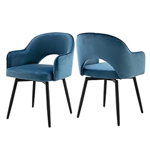 chairus Velvet Dining Chairs Set of 2 Up...